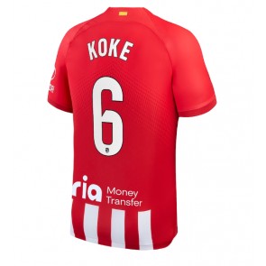 Maillot de foot Atletico Madrid Koke #6 Domicile 2023-24 Manches Courte